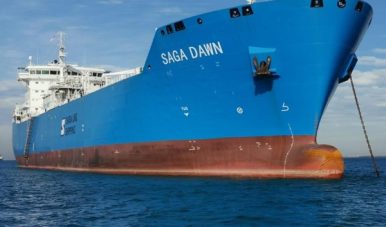 Saga Dawn anchored